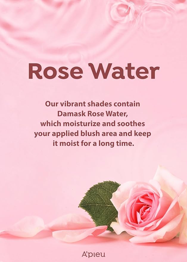 A'PIEU Juicy-Pang Water Blusher [RD01] – Fruity Liquid Blush for Cheeks, Buildable & Blendable Color, Hydrating Dewy Finish with Fruit Extract Blend & Rose Flower Water, 0.31 fl oz