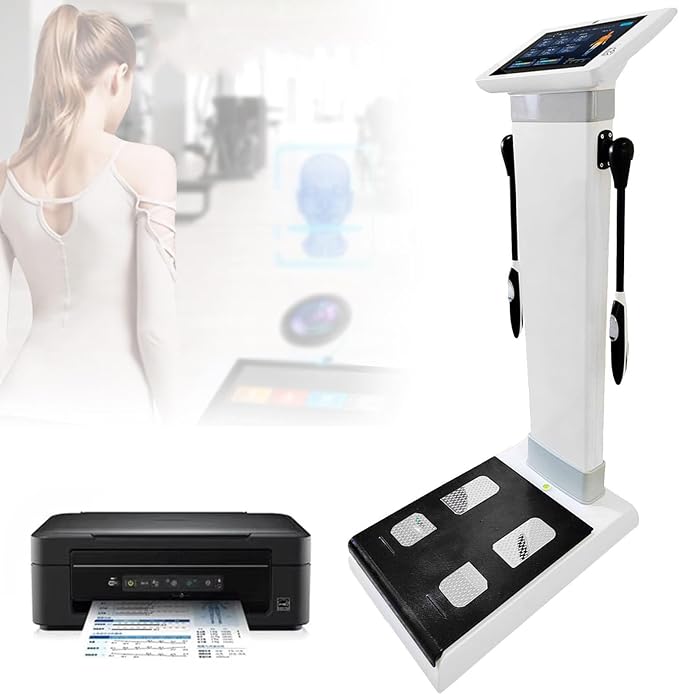 Body Composition Analyzer with Printer & 10.1" HD Touch Screen - Bioimpedance Analysis Machine for 40 Health Metrics,Weight,Height,BMI and Fat Measurement