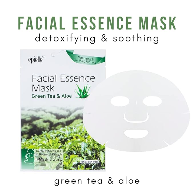 Epielle Home Spa Kit, 6 Relaxation Essentials, Repairing, Soothing, Nourishing & Detoxifying for Radiant Skin, At-Home Spa Kit, Self Care Gifts for Women, Korean Skin Care Set (Pack of 2)