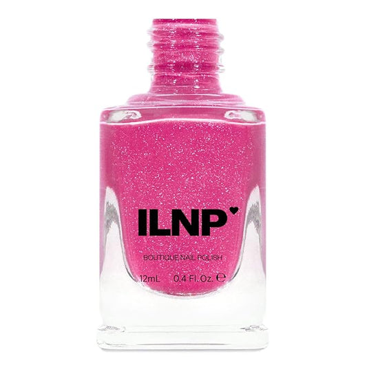 ILNP Party Hat - Deep Cerise Pink Holographic Nail Polish