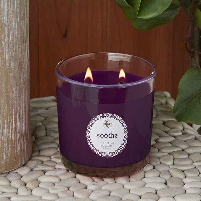 Root Candles Seeking Balance Wood Wick Spa Candle Aromatherapy Candles, 12-Ounce, Soothe: Bay Leaf & Birch