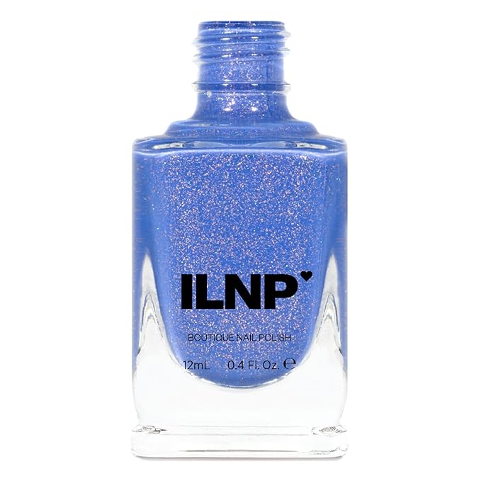 ILNP Ocean Ave - Cerulean Blue Holographic Nail Polish