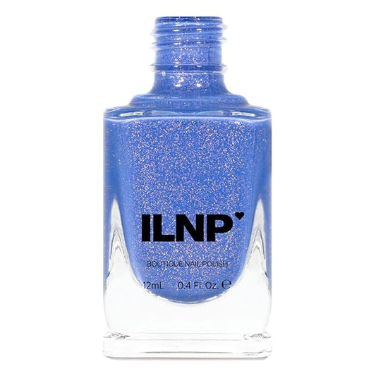ILNP Ocean Ave - Cerulean Blue Holographic Nail Polish