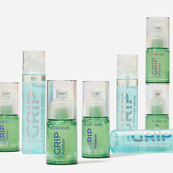 MCoBeauty - Grip Set & Refresh Setting Spray - Hydrating Makeup Mist with Agave Extract, Hyaluronic Acid, Niacinamide and Vitamin B5 - Face Make-up - 100ml