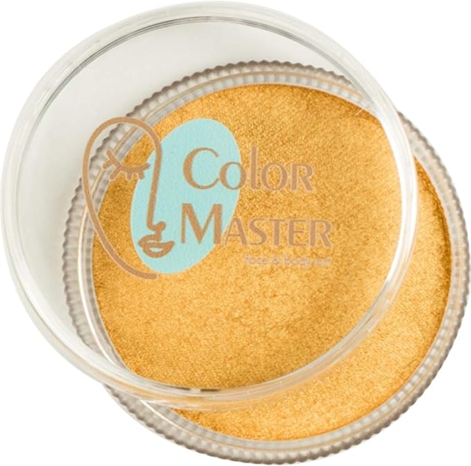 Face and Body Paint Pearl Gold(30gm) Non-Toxic High-Quality Paint for Children and Adults Halloween Makeup, Costumes, Festivals