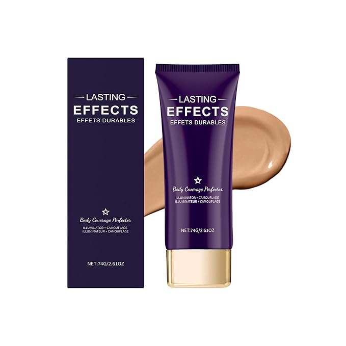 Body Coverage Perfector Waterproof No Transfer, Leg & Body Tattoo Makeup Cover Up, Body Blur Concealer Foundation, Long Lasting, Natural Color, 2.6 Oz