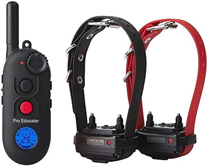 E-Collar Educator Pro Dog Training Collar with Remote, 2 Dogs