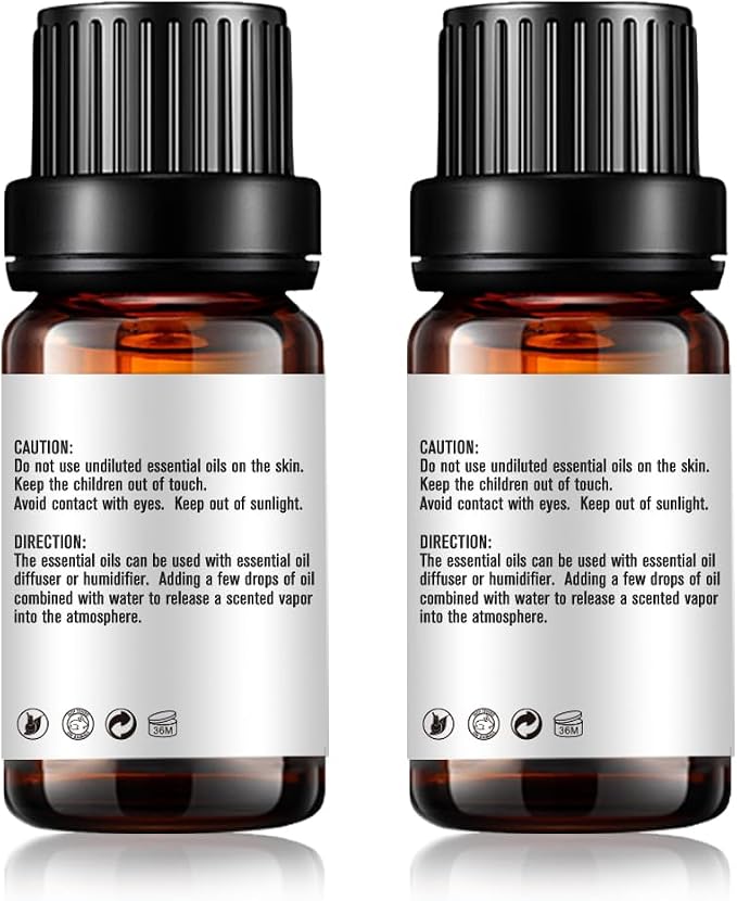 2-Pack Honeysuckle Essential Oil - 100% Pure Organic Natural Plant (Lonicera Japonica) Honeysuckle Oil for Diffuser, Aroma, Spa, Massage, Yoga, Perfume, 2x10ML