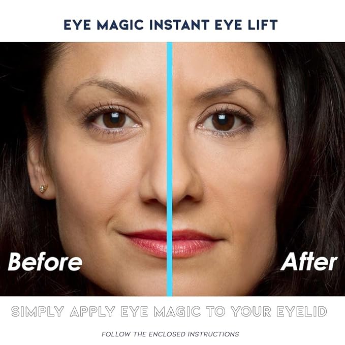 Eye Magic Premium Instant Eyelid Lift (L/XL-Refill). Look Younger Instantly | Made in America - Lifts and Defines Droopy, Sagging, Hooded Eyelids For A Youthful Look