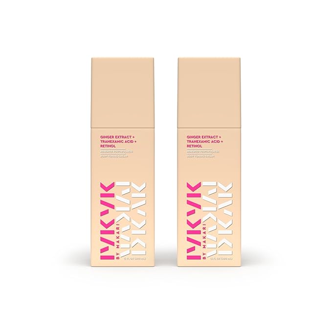 MAKARI IYKYK Ginger Extract, Tranexamic Acid & Retinol Body Toning Cream 2 Pack | Firming Body Lotion for Women | Helps Improve the Look of Smoothness | No Fragrance | Paraben & Sulfate-Free