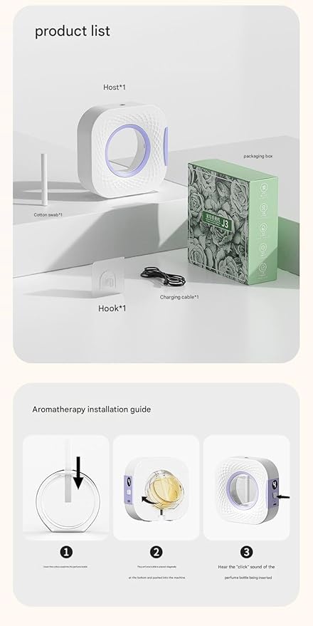 Petraero 500ml Essential Oil Diffuser & Humidifier for Large Room - Ultrasonic Aromatherapy Diffuser with Remote, 7 Color LED Lights, Auto Shut-Off, Whisper-Quiet for Home, Bedroom, Office