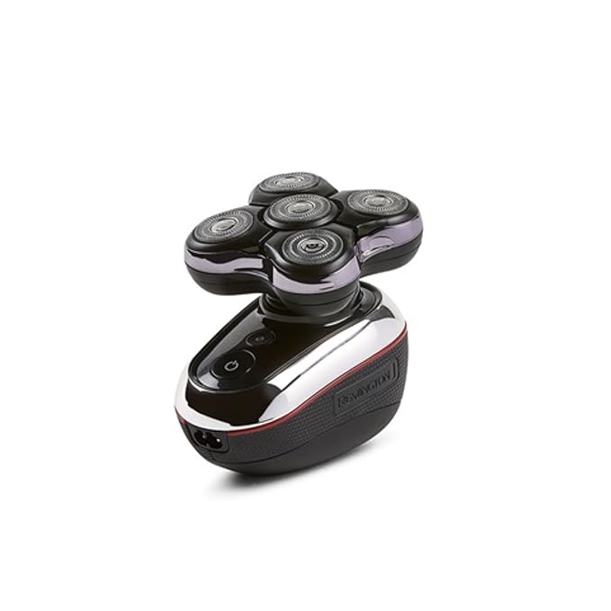 Remington Balder Boss Electric Razor for Head XR7120 - Premier Wet/Dry Bald Head Shaver, Japanese Steel Blades, Cordless Rechargeable, Effortless Head Shaving with Precision Dual Track Heads