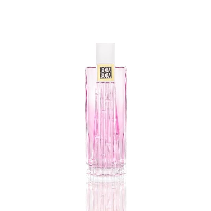 Liz Claiborne Bora Bora Eau de Parfum Spray for Women, Floral EDP Scent with Notes of Coral Flower, Lychee, Blush Orchid, and Amber, 3.4 fl oz