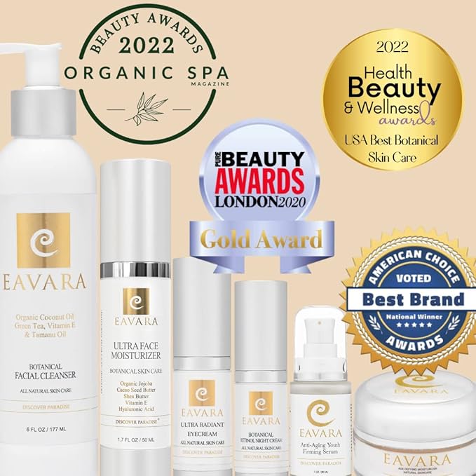 Organic Face Moisturizer Cream with Collagen Peptides and Hyaluronic Acid Anti Aging Moisturizing Face Lotion For Women And Men Award Winning Paraben Free for Anti Wrinkle Skin with Shea and Jojoba