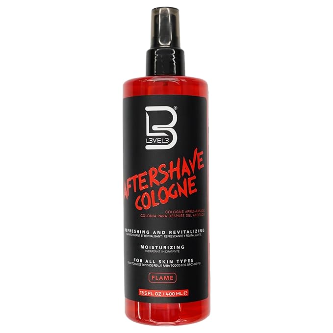 L3 Level 3 After Shave Spray Cologne - Softens Skin - Refreshes and Relieves Face and Skin - Moisturizing Formula Level Three After Shaving
