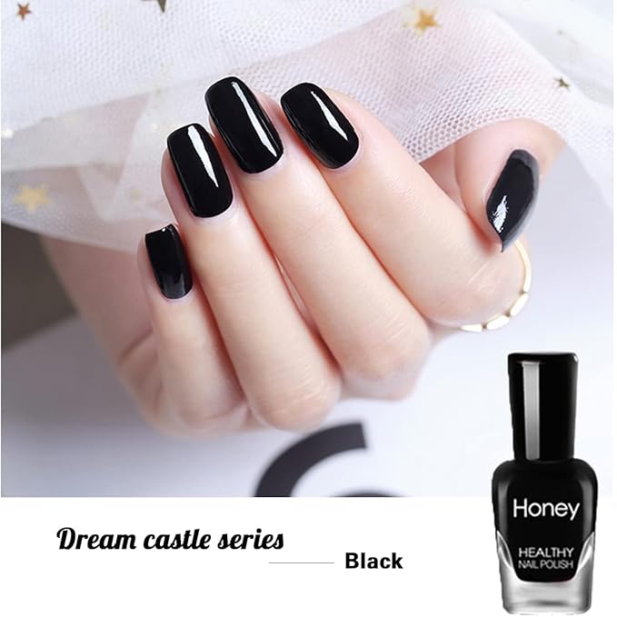 Non Toxic Nail Polish Set, Easy Peel Off and Fast Dry Nail Polish Set for Women,Teens (12 Bottles, 5ML)