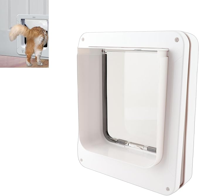 Mingzhe Smart Pet Door Easy to Clean Collar Activated Access for Pets At
