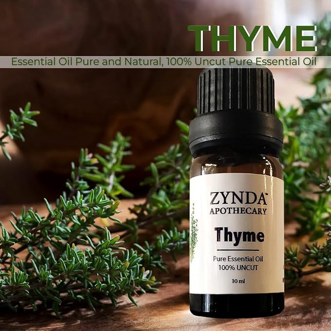 Thyme Essential Oil Pure and Natural, 100% Uncut Pure Essential Oil - 10ml