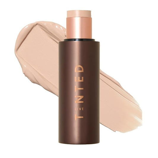 Live Tinted HUESTICK Complexion Stick - Medium-to-Full Buildable Coverage - Soft Matte Finish - Multitasking Makeup Stick - Lightweight, Creamy Formula - Shade 20