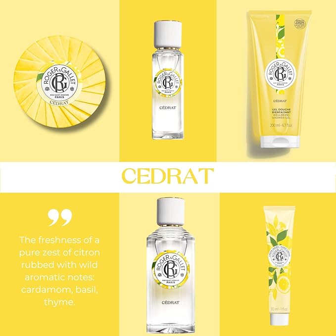 ROGER & GALLET | Body Wash & Body Soap for Women | Cedrat - Citron 3.5 oz