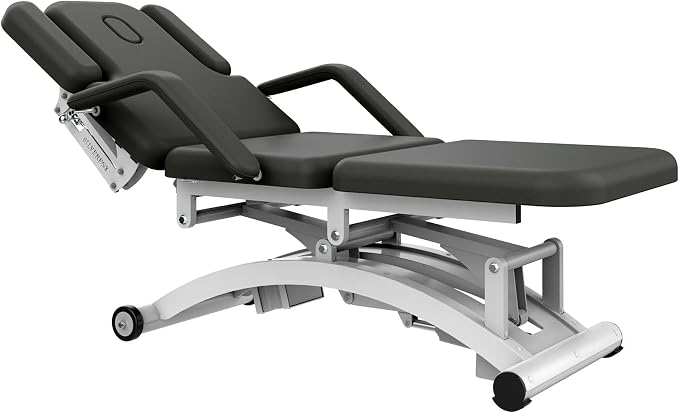 GreenLife - Silverfox 2241C-3 Motors Professional Electric Massage Table Bed,White