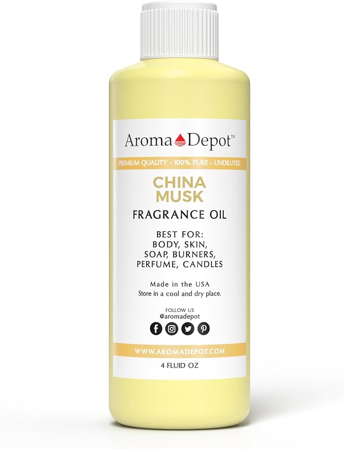 Aroma Depot 2 oz / 2 Ounces China Musk Unisex Perfume/Body Oil Our Interpretation, Premium Quality Uncut Fragrance Oil