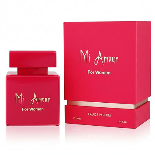 Jo Milano Paris Mi Amour Eau De Parfum Spray | 3.4 oz (100ml) | Vanilla, Rose, Floral, Fruity, Fresh Scent | Long Lasting Fragrance for Women