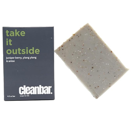 All-Natural Bar Soap - Take It Outside - Juniper Berry, Ylang Ylang, Patchouli and Anise Exfoliating Bar Soap