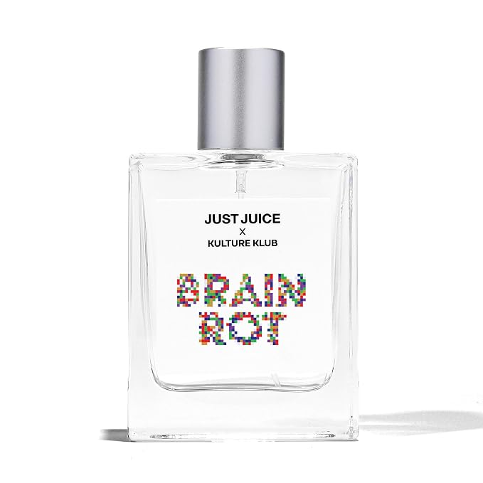 Brainrot Fragrance by Kulture Klub x Just Juice - Fruity Floral Perfume for Women and Men - With Lychee, Moonflower, Jasmine, Vanilla - 3.4 oz