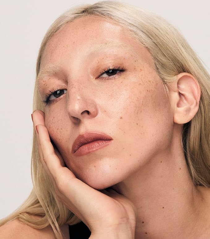 MAKE Beauty Continuum Lip Liner – Long Lasting Creamy Liner with Velvet Matte Finish – Includes Built-In Sharpener and Blending Brush – Highly Pigmented Neutral Nude Lip Color – Shade, Atmospheric