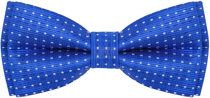 Dog Collar with Bow Tie for Girl or Boy Gift Soft Durable Bowtie Blue dot Large