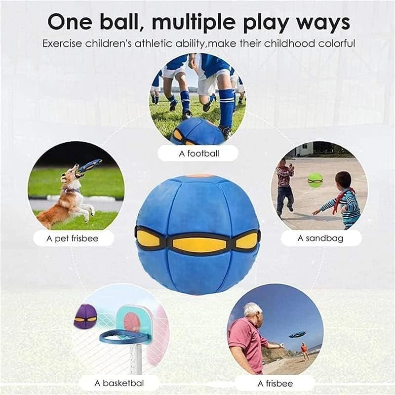 UFO Magic Ball 3Light for Parent-Child Interaction, Pop Up Ball for Outdoor