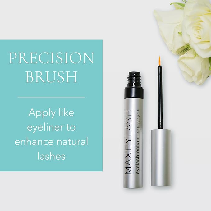MaxeyLash Eyelash Enhancing Serum – Daily Lash Treatment for the Appearance of Longer, Thicker, Fuller Lashes, Natural Lash Lift Effect – 3.5 mL
