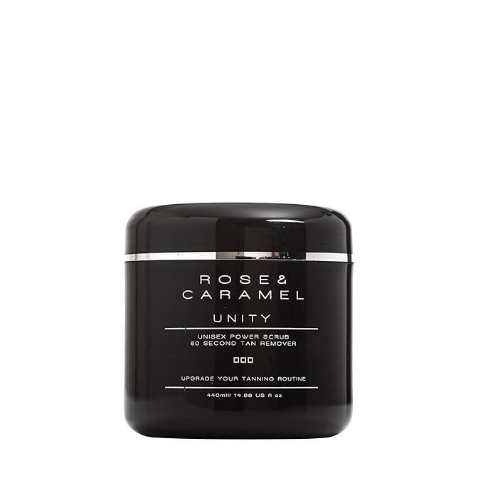 Rose & Caramel Unity Unisex Power Scrub 60 Second Tan Remover