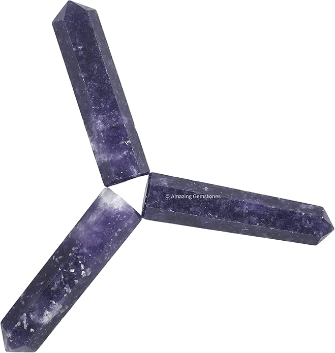 Amazing Gemstone Crystal Points Bulk Healing Crystals & Stones - Premium Single Terminated Healing Wand Point Bulk Crystals for Crafts, Crystal Grid, DIY Work