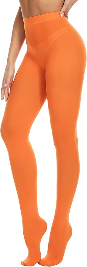 CozyWow Women's 80D Soft Opaque Tights, High Waist Solid Color Womens Tights with 30+ Colors