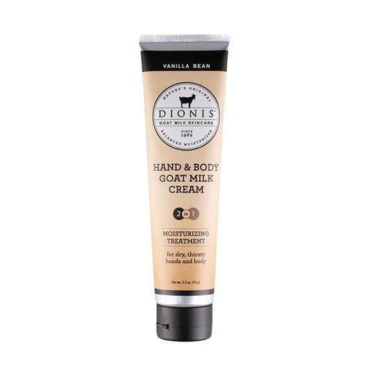 Dionis Goat Milk Hand & Body Cream Vanilla Bean 3.3oz (Pack of 1)