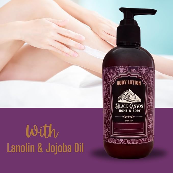 Black Canyon German Chocolate Cake Scented Body Lotion with Lanolin and Jojoba Oil, 12 Oz