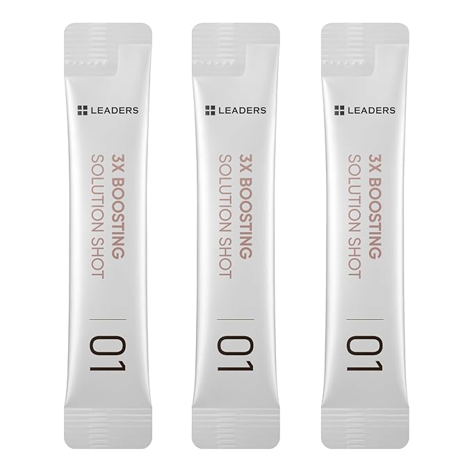 LEADERS 3X Boosting Modeling Mask | 3-Step Korean Skincare with Collagen Set of 3 | Skin Elasticity & Firmness | Improve Sagging Skin | Collagen for Toning & Anti-Aging - 3 Pack (Collagen)