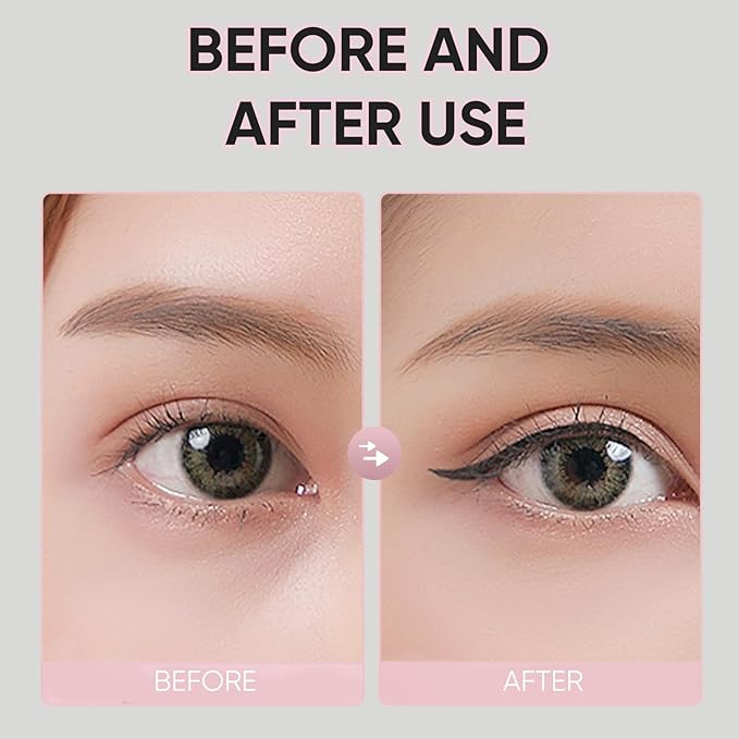 Waterproof Gel Eyeliner Pencil - Highly Pigmented, Smudge-proof, Longwearing and Ultra-Fine Tip for Precise Eye Makeup - Built-in Brush for Easy Application - Ideal for women(02 Caramel Brown)