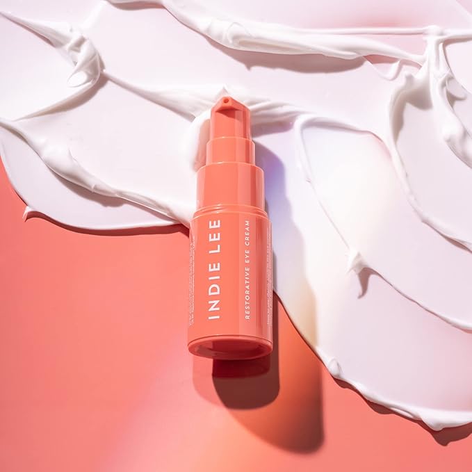 Indie Lee Restorative Eye Cream, Reduces the Appearance of Crow’s Feet, Fine Lines & Wrinkles, Improves Discoloration & Skin Elasticity, Provides Immediate Boost of Moisture & Lasting Hydration, 15ml