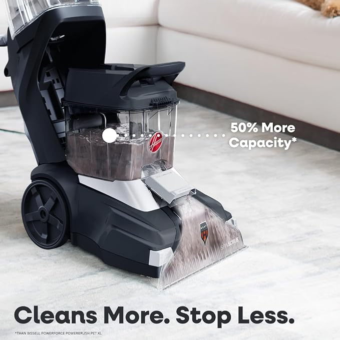 Hoover PowerScrub XL Pet Carpet Cleaner Machine for Carpet and Upholstery | Deep Cleaning Carpet Shampooer Machine with Multi-Purpose Tools, Powerful Suction, Includes Oxy Pet Cleaner Solution