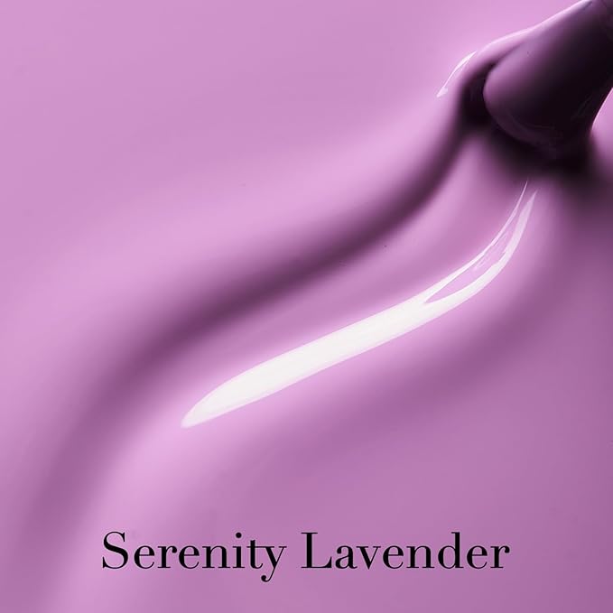 AZUREBEAUTY Nail polish，Purple Lavender Quick Dry Complete Natural Super Lustrous Nail Enamel Polish,Professional for DIY Manicure