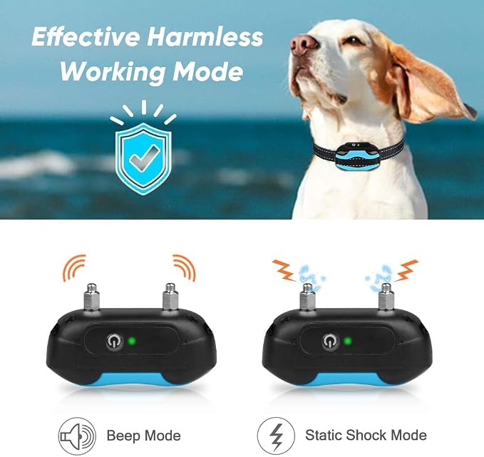 PcEoTllar Electric Fence for Dogs, Underground Dog Fence System, 1 Collar