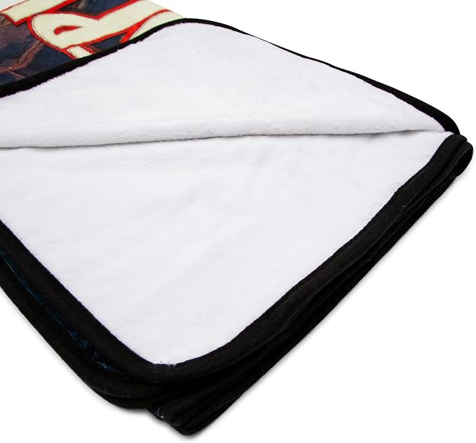 Spider-Man Marvel Comics Friendly Neighborhood Fleece Throw Blanket | Soft Polyester Cover for Sofa, Bed | 45 x 60 Inches