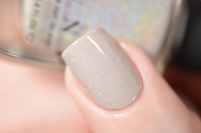 ILNP Set in Stone - Creamy Greige Holographic Nail Polish