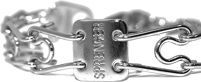 Herm Sprenger Chrome Plated Steel Training Prong Collar with Quick Release Snap for Dogs, Small, 2.25mm, 16-Inch (Neck Size up to 12-13 inches)