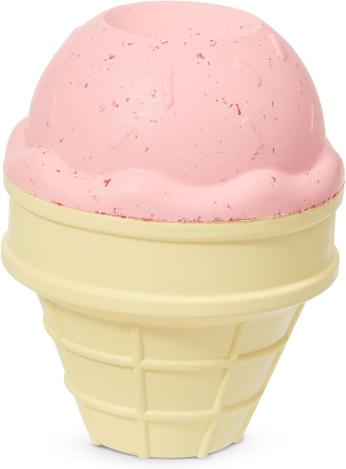 BarkBox I-Squeak Cone Dog Toy for Large Dogs, Perfect for Treat Spreading with a Wacky Bounce for Endless Playtime
