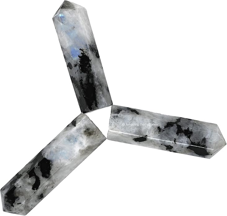 Amazing Gemstone Crystal Points Bulk Healing Crystals & Stones - Premium Single Terminated Healing Wand Point Bulk Crystals for Crafts, Crystal Grid, DIY Work