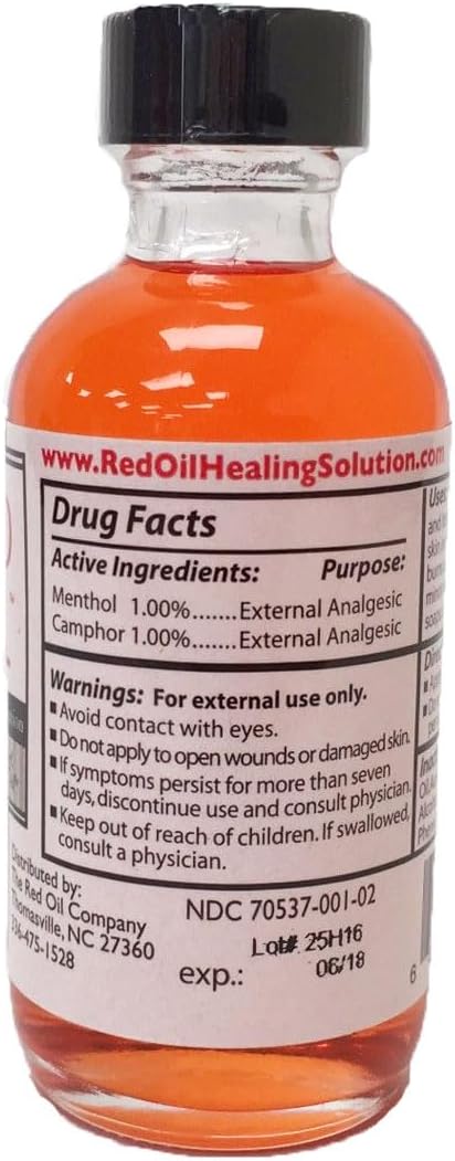 SO-FAS-CO Red Oil, 2 Ounce Bottle